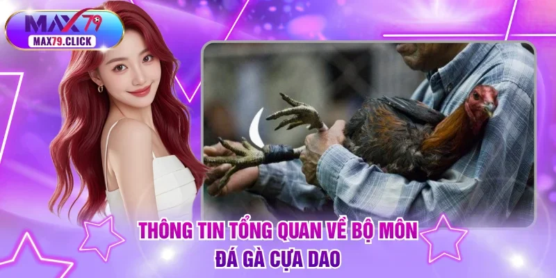 Thông tin tổng quan về bộ môn đá gà cựa dao